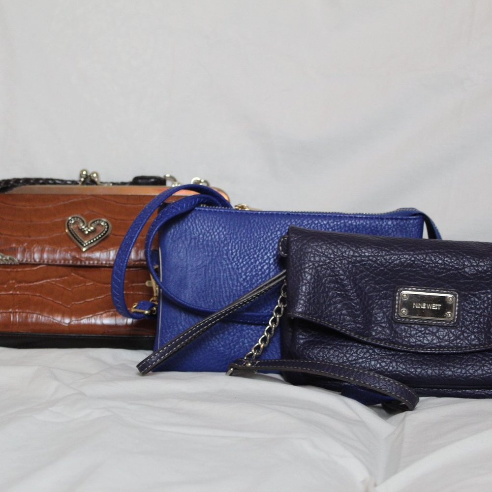 Lot of 3 Clutch Purses